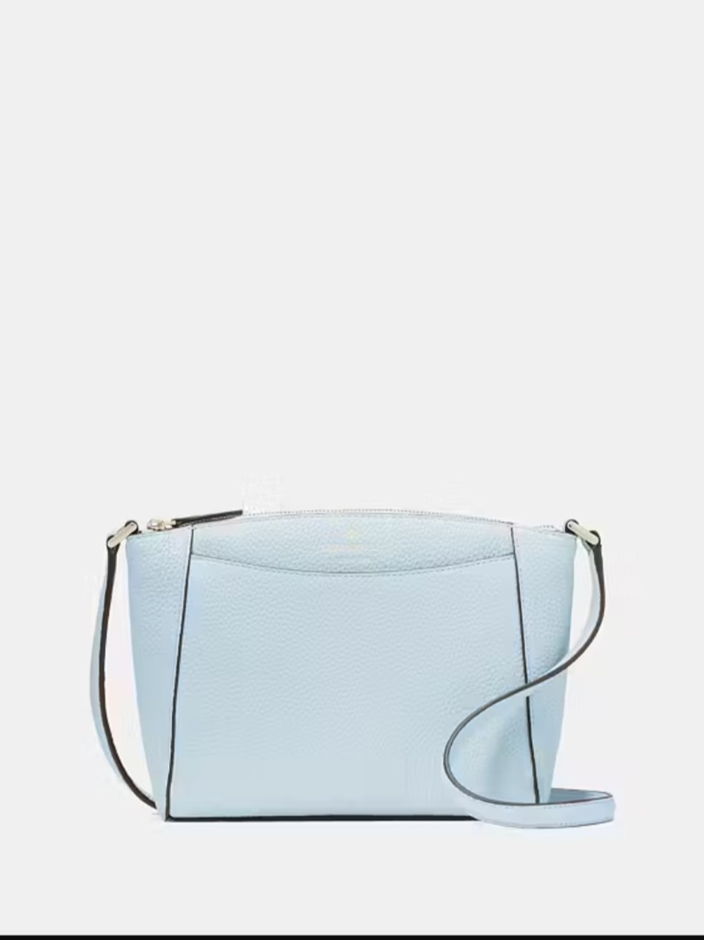 kate spade Light Blue Pebbled Leather Crossbody Bag